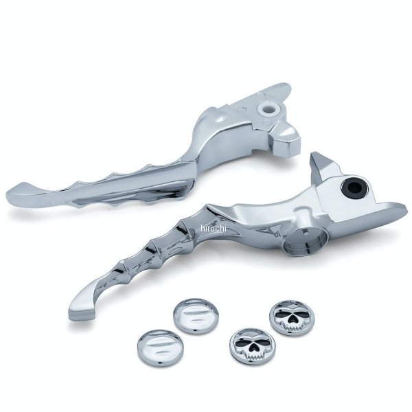 1984 クリアキン Kuryakyn ゾンビレバーセット 17年以降 ツアラー クローム