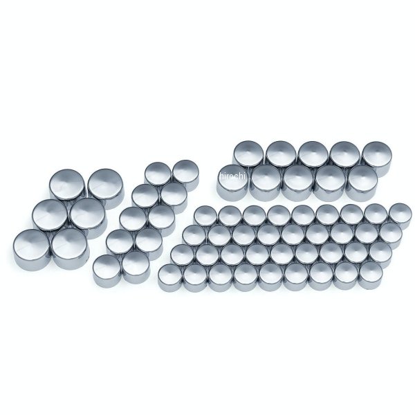 2464 クリアキン Kuryakyn Kool Kaps エンジンボルトカバーキット 17年以降 ミルウォーキーエイト クローム