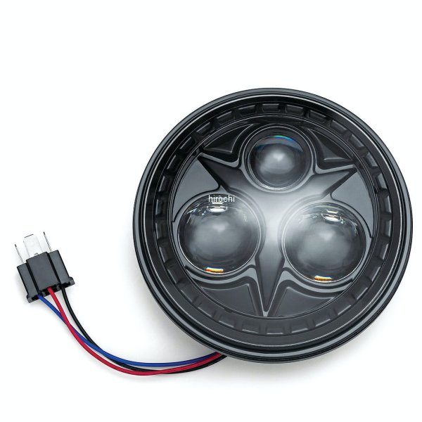 2475 クリアキン Kuryakyn オービット 5-3/4 LEDヘッドライト ソフテイル、ダイナ、スポーツスター