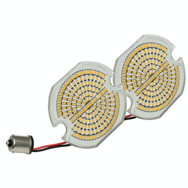 2937 クリアキン Kuryakyn LuminEZ LEDターンシグナルインサート リア 3-1/4レンズ