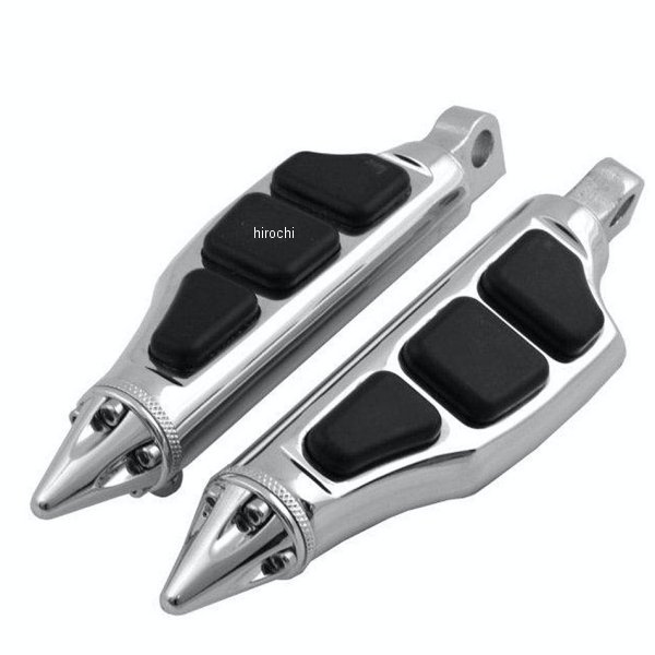4475 クリアキン Kuryakyn STILETTO フットペグ オス型マウントアダプター有 クローム