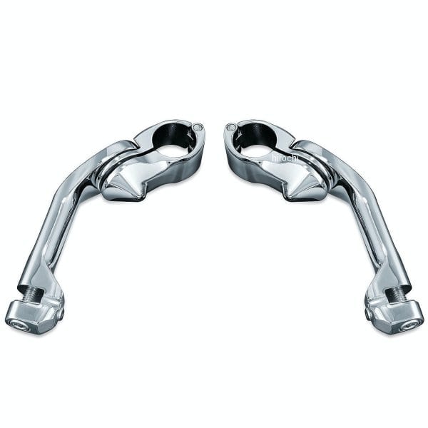 4526 クリアキン Kuryakyn ツアーテック クルーズマウント ペグ ロングアーム クローム