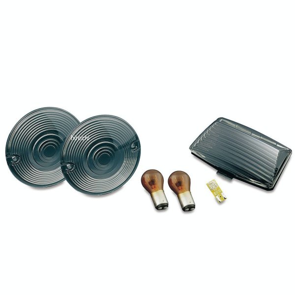 4994 クリアキン Kuryakyn スモークウインカー/フェンダーチップ セット フロント ツーリング、ソフテイル