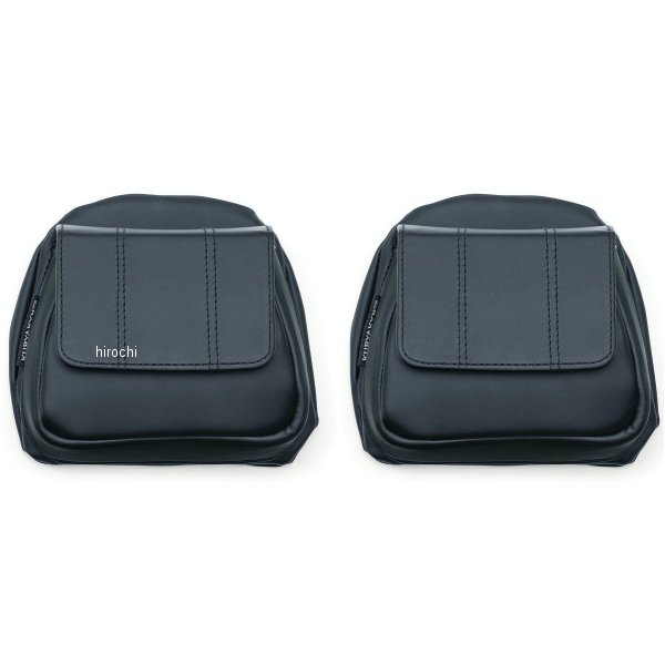 5208 クリアキン Kuryakyn ロワーフェアリング ドアポケット ツーリングモデル 黒