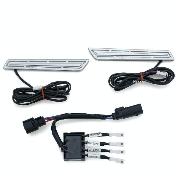 5476 クリアキン Kuryakyn LED ヒンジ アクセント 14年以降 ツアラー クローム