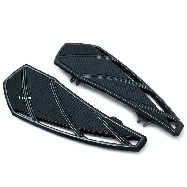 5793 クリアキン Kuryakyn ファントム ドライバー フロアーボード ツーリング、ソフテイル 黒