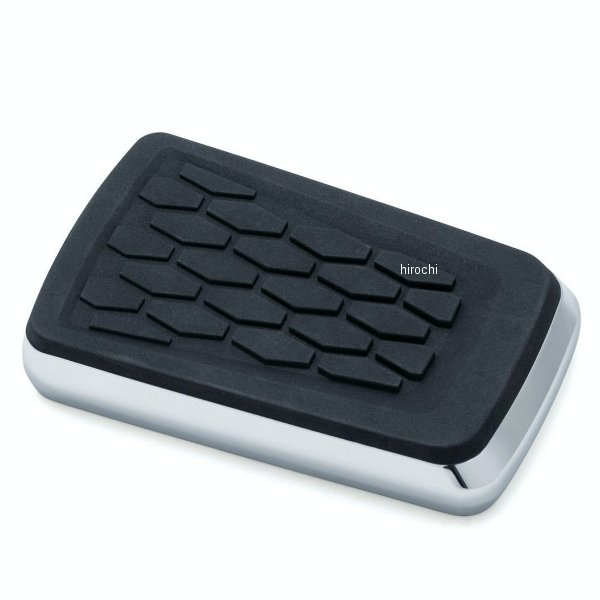 5914 クリアキン Kuryakyn HEX ブレーキペダルパッド ツーリング、ソフテイル クローム