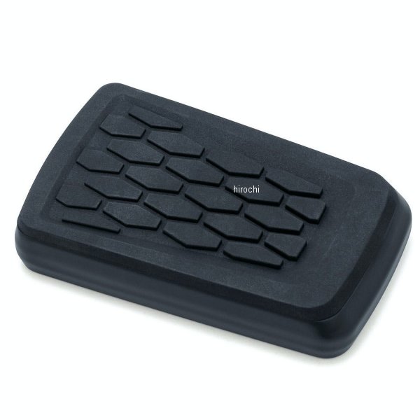 5915 クリアキン Kuryakyn HEX ブレーキペダルパッド ツーリング、ソフテイル 黒