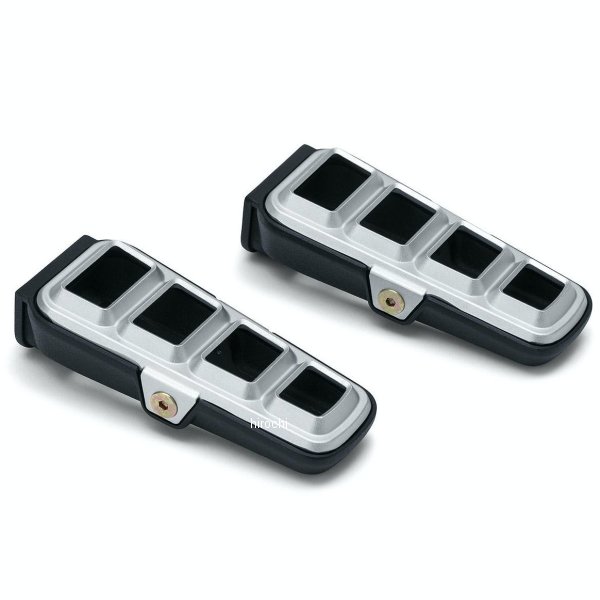 6658 クリアキン Kuryakyn DILLINGER フットペグ アダプター無 シルバー