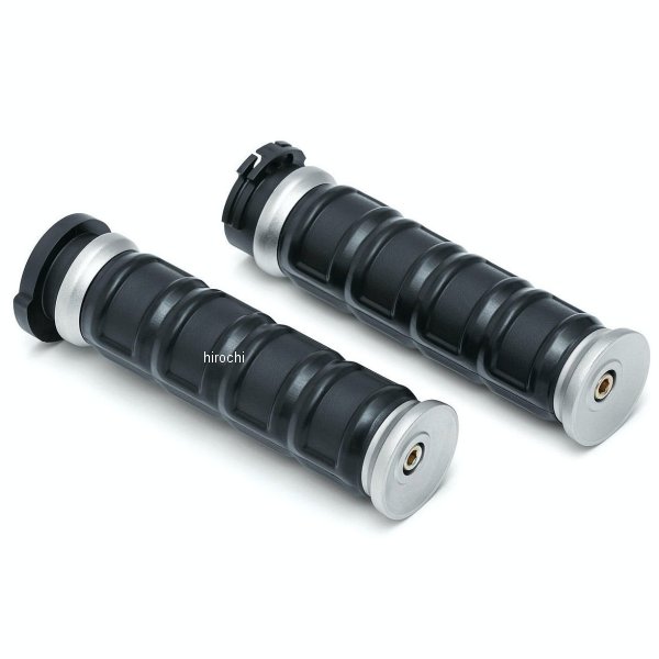 6672 クリアキン Kuryakyn DILLINGER グリップ シルバー