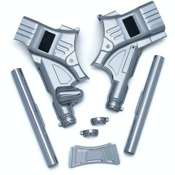 6955 クリアキン Kuryakyn デラックスネックカバー 14年以降 ツーリング クローム