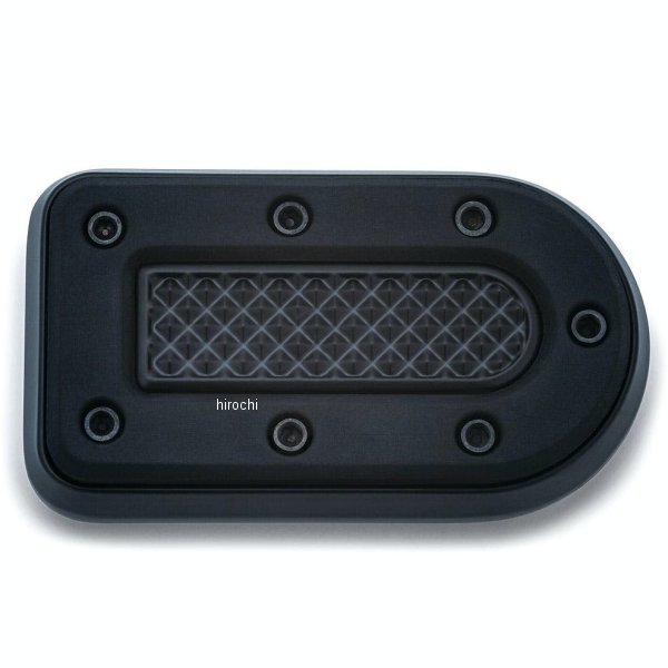 7038 クリアキン Kuryakyn HEAVY INDUSTRY ブレーキペダルパッド ソフテイル、ストリート 黒