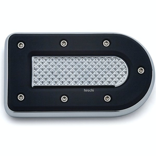 7039 クリアキン Kuryakyn HEAVY INDUSTRY ブレーキペダルパッド ツーリング、ソフテイル クローム