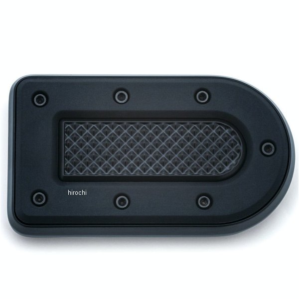 7040 クリアキン Kuryakyn HEAVY INDUSTRY ブレーキペダルパッド ツーリング、ソフテイル 黒