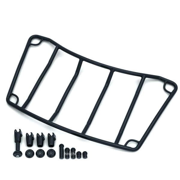 7149 クリアキン Kuryakyn アジャスタブル マルチラゲッジラック 80年以降 ツーリング 黒