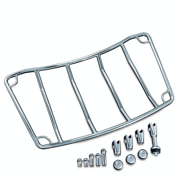 7159 クリアキン Kuryakyn アジャスタブル マルチラゲッジラック 80年以降 ツーリング クローム