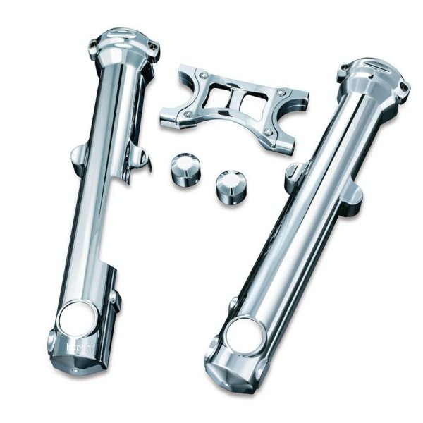 7202 クリアキン Kuryakyn フォークスキン 04年-21年 スポーツスター クローム