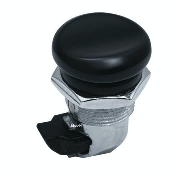 7428 クリアキン Kuryakyn プッシュボタン フューエルドアラッチ FLTR、FLTRX、FLTC 黒