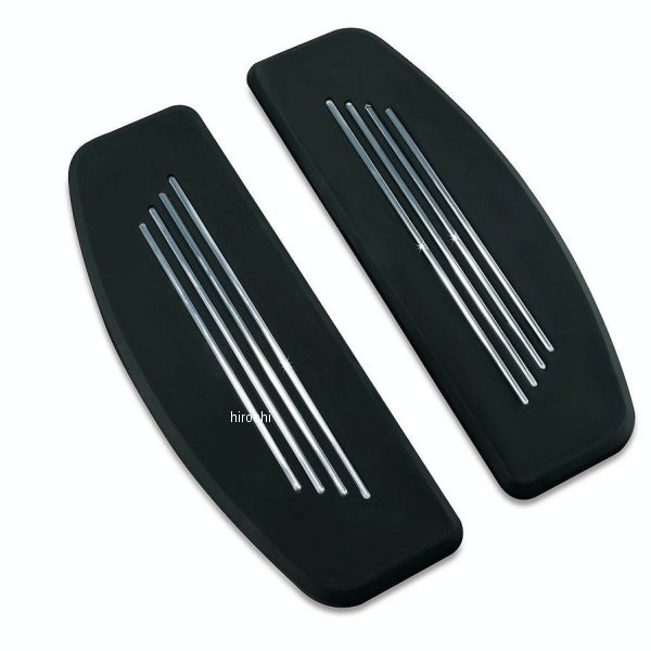 7553 クリアキン Kuryakyn PREMIUM フロアボードインサート ツーリング、トライク 黒