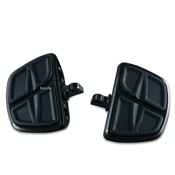 7612 クリアキン Kuryakyn KINETIC ミニフロアボード オス型マウント ハーレー汎用 黒