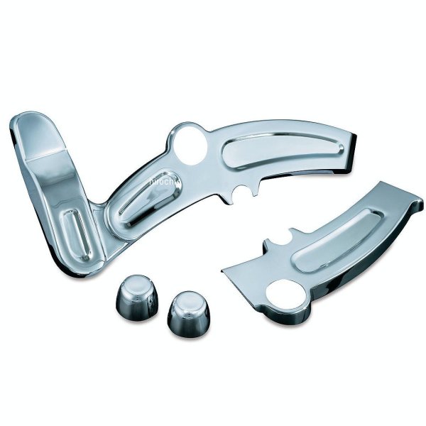 7773 クリアキン Kuryakyn BOOMERANG フレームカバー 08年-17年 ソフテイル クローム