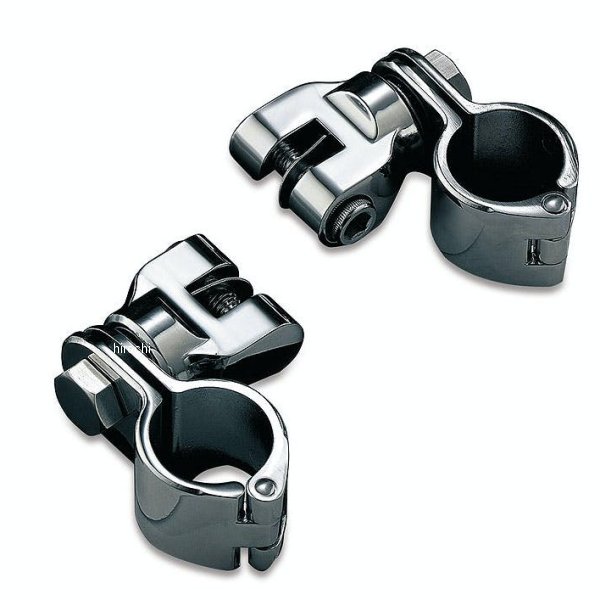 7944 クリアキン Kuryakyn 1-1/4インチマグナムクイッククランプ ペグマウント クローム