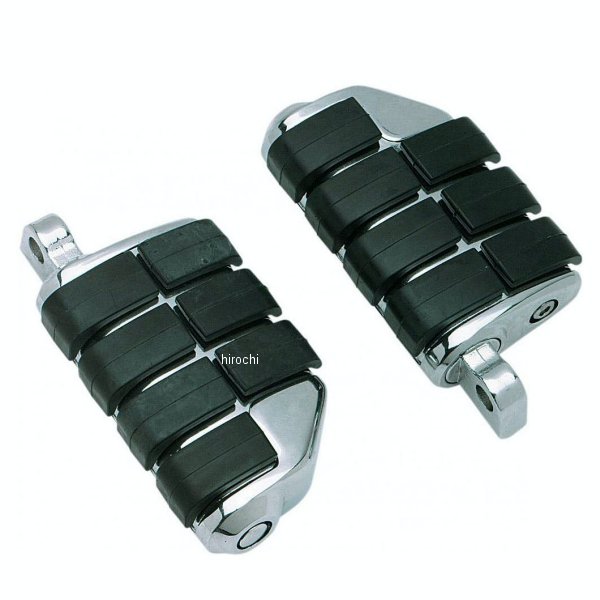 8028 クリアキン Kuryakyn Dually ISOフットペグ クローム オス型