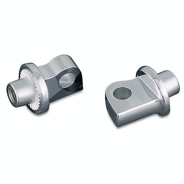 8881 クリアキン Kuryakyn スプライン フットペグアダプター オス型 クローム