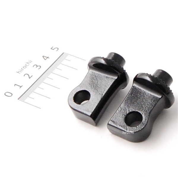 8886 クリアキン Kuryakyn スプライン フットペグアダプターBK XL1200X、XL1200V、XL1200XS 黒