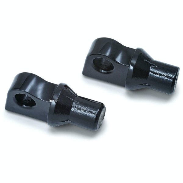 8890 クリアキン Kuryakyn テーパードフットペグアダプター オス型 黒