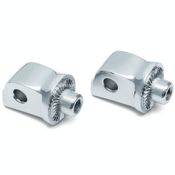 8923 クリアキン Kuryakyn スプラインタンデムフットペグアダプター 18年以降 ソフテイル クローム