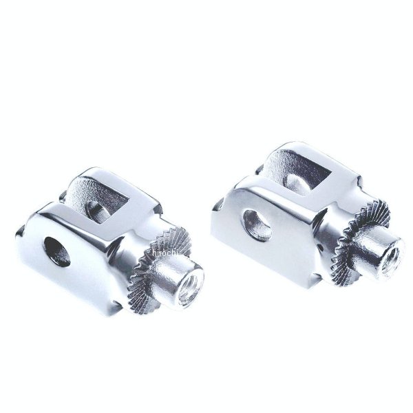 8945 クリアキン Kuryakyn スプラインドライバーフットペグアダプター 18年以降 ソフテイル クローム