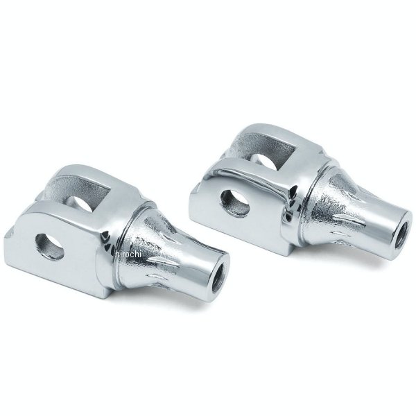 8947 クリアキン Kuryakyn テーパードドライバーフットペグアダプター 18年以降 ソフテイル クローム