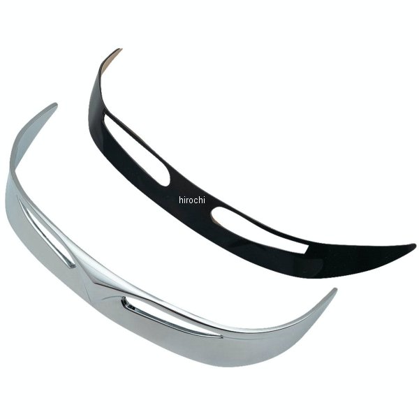 9014 クリアキン Kuryakyn フロントフェンダーチップ 後 90年-17年 FLSTF、FLSTFB クローム