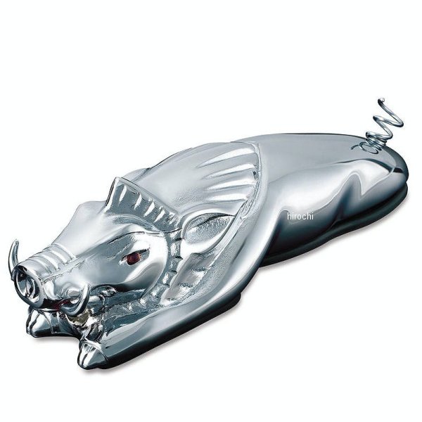 9022 クリアキン Kuryakyn フェンダーオーナメント ワイルドボア 汎用