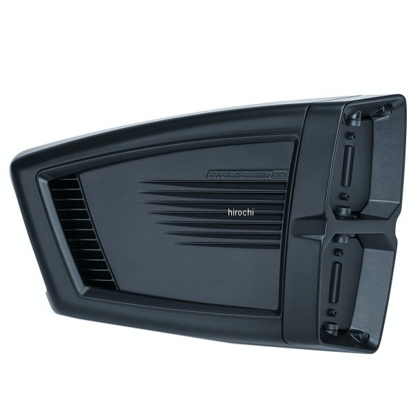 9357 クリアキン Kuryakyn ハイパーチャージャーES ツアラー、ソフテイル 黒