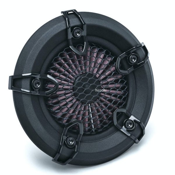 9629 クリアキン Kuryakyn Crusher Revolt エアクリーナー デルファイEFI用 黒