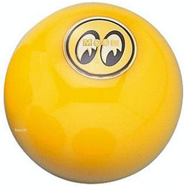 MP021YYL ムーンアイズ MQQNEYES アイボール シフトノブ ラージ ユニバーサルタイプ 黄