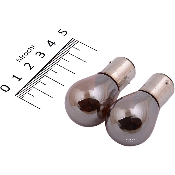 028391-F ポッシュ POSH ウインカーバルブ クロームコーティング オレンジ球 S25球 12V-21W 2個入り