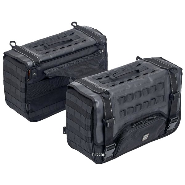 3012-01 ビルトウェル Biltwell EXFIL-36 サドルバッグ UV&撥水加工ポリエステル 黒