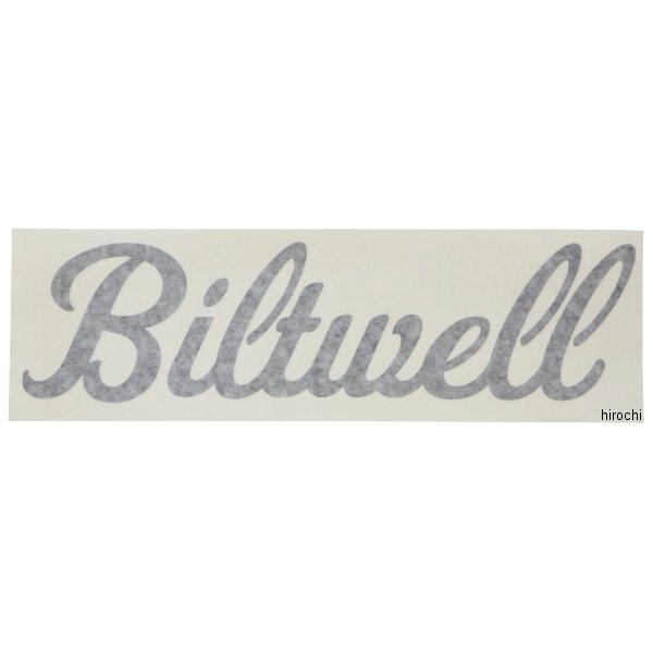8511-021 ビルトウェル Biltwell カッティングステッカー SCRIPT 黒 9インチ×2-1/4インチ