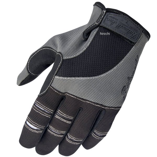 1501-1101-004 ビルトウェル Biltwell モトグローブ グレー/黒 Lサイズ