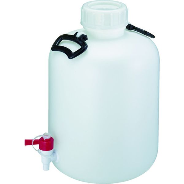 0295 123-9589 瑞穂化成工業(株) 瑞穂 広口瓶コック付20L