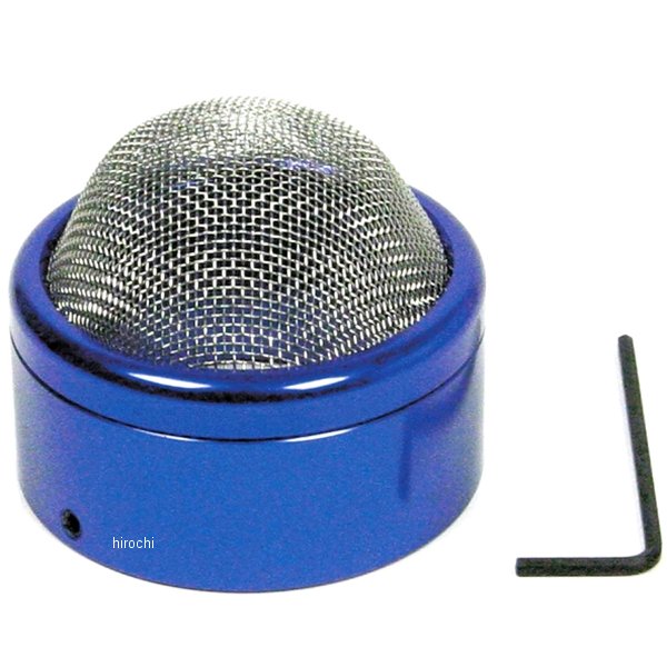 03-01-0025 SP武川 エアファンネル 43mm ネット付き 青