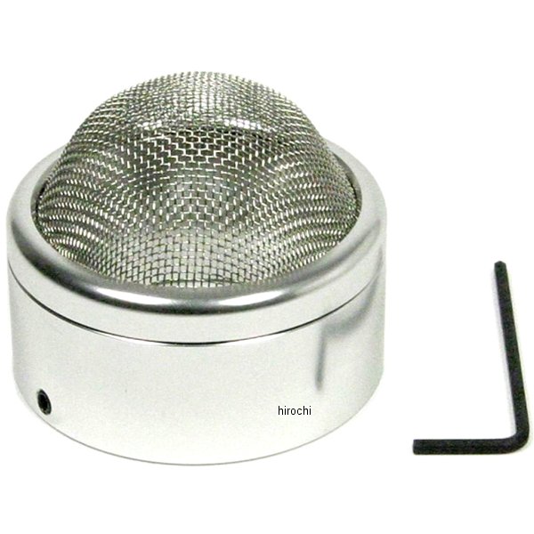 03-01-0026 SP武川 エアファンネル 43mm ネット付き シルバー