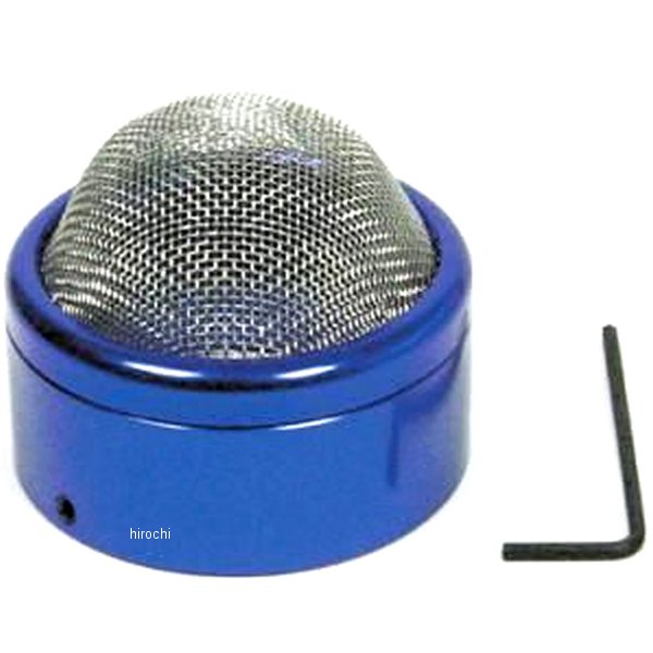 03-01-0027 SP武川 エアファンネル 44.4mm ネット付き 青