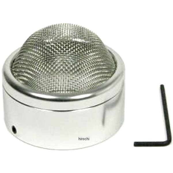 03-01-0028 SP武川 エアファンネル 44.4mm ネット付き シルバー