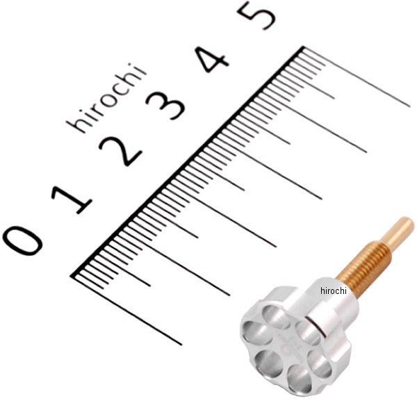 03-03-0005 SP武川 アルミ削り出しアジャストスクリュー シルバーアルマイト KEIHIN PC18 PC20 PB16 キャブレター用 モンキー ゴリラ