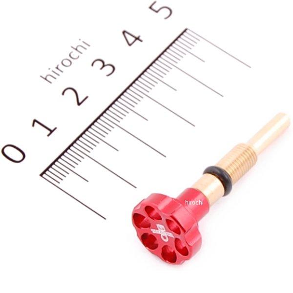 03-03-0016 SP武川 アルミ削り出しスロットルアジャストスクリュー レッドアルマイト MIKUNI VM26