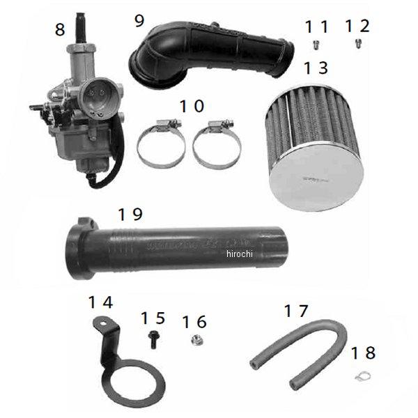 03-05-0156 SP武川 Sステージ ボアアップキット115ccエアフィルター付属 Ape100/XR100モタード